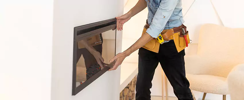 Metal Fireplace Installation in Fraser, Michigan