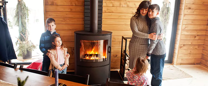 Morso Cast Iron Fireplace Insert Installation in Fraser, Michigan