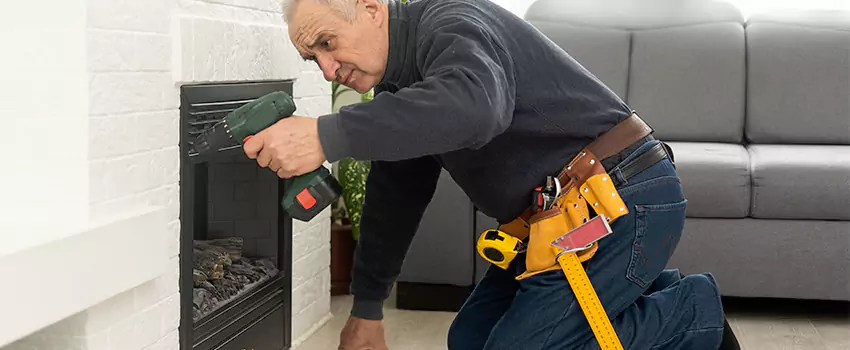 New Indoor Fireplace Installation in Fraser, Michigan