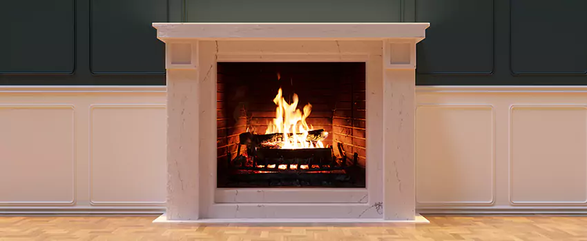 Open Flame Wood-Burning Fireplace Installation Services in Fraser, Michigan