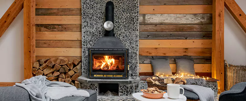 Thelin Hearth Products Direct Vent Gas Stove Fireplace Inspection in Fraser, Michigan